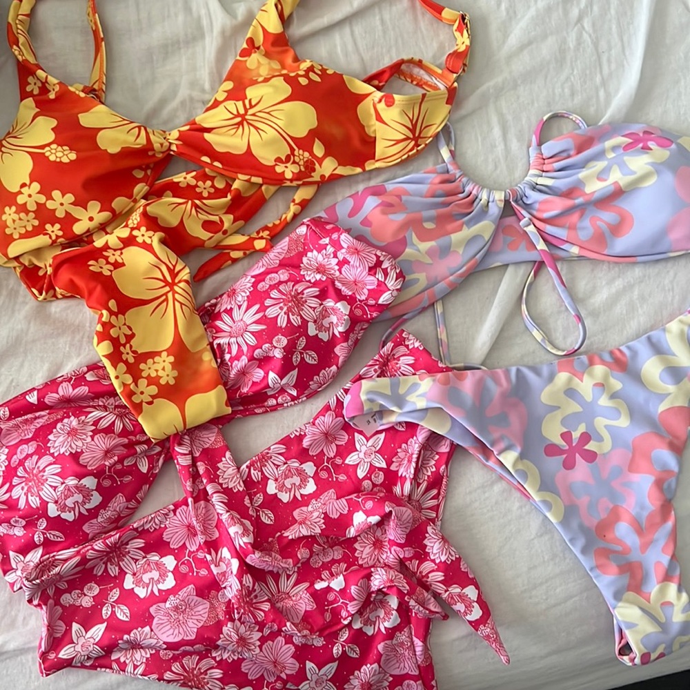 Floral bikinis - bundle